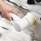 5 In 1 Handheld Bathtub Brush Kitchen Sink Cleaning Tool Tub Electric Brush