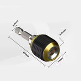 60mm Self-locking Drill Bit Holder 1/4 Inch Hex Shank Drill Bit Extension Holder