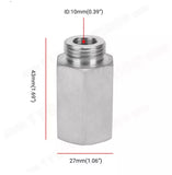 90° Oxygen O2 Sensor Spacer Extender Adapter Bung Extension Catalytic Converter