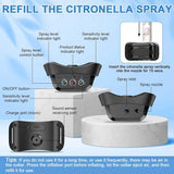 Anti Bark Dog Citronella Spray Collar Rechargeable Training No Barking