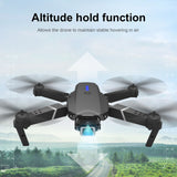 Dual Camera Drone Foldable Stable Flight Remote Control WiFi FPV Drone 4K Adults