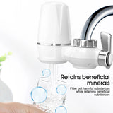 Tap Water Purifier Faucet Ceramic Filtration Cleaner Home Kitchen Water Filter