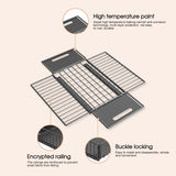 2-Pack Foldable Pull Out Cabinet Organizer, Slide-Out Drawers with Nano Adhesive