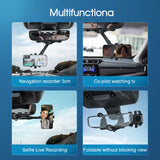 360° Rotation Car Truck Phone Holder Rearview Mirror Mount For Mobile Phone GPS