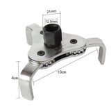 3 Jaw Engine Oil Filter Removal Stainless Steel Wrench Tool For Construction