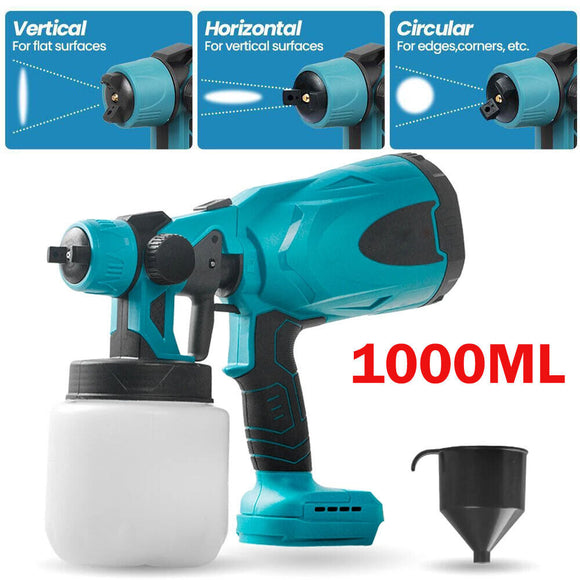 18V Cordless Paint Sprayer Electric Spray Gun for Makita Replacement Battery