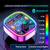 Car FM Transmitter Bluetooth Wireless Handsfree Kit MP3 Player Adapter Charger