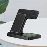 3 In 1 Wireless Charger Fast Charge For 15W Phone Charging Stand/Dock Compatible