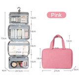 Large Hanging Hook Toiletry Bag Waterproof Travel Makeup Cosmetic Organizer Case