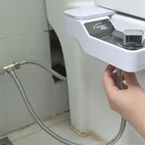 Foldable Dual Nozzle Seat Bidet Attachment for Enhanced Cleaning Unisex