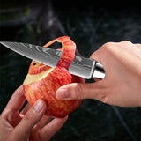 8 PCS Kitchen Knives Set Stainless Steel Japanese Damascus Pattern Chef Knife