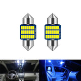 2X 31MM FESTOON 36SMD LED INTERIOR DOME MAP LIGHT BULB GLOBE 12V CAR 4WD