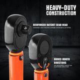 3Pc 1/4" Drive Click Torque Wrench Ratchet Socket with Adaptor Extension