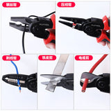 5-PCS Plier Tool Set, 5 in 1 Versatile Tool Kit, with Linesman Plier, Wire