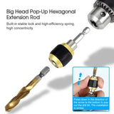 60mm Self-locking Drill Bit Holder 1/4 Inch Hex Shank Drill Bit Extension Holder