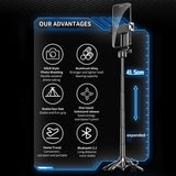 Mini Selfie Stick Tripod Phone Stand with Wireless Bluetooth Portable