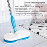 Electric Spin Mop Cordless Rechargeable Floor Cleaner – Dual Head, 6 Pads