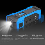 Portable 12V Car Jump Starter 10000mAh Power Bank Pack Battery Charger Booster