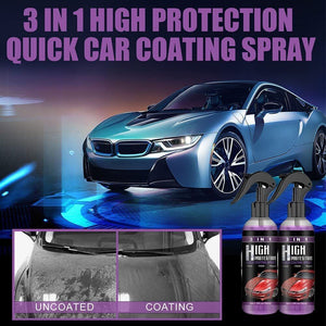 1X 3in1 High Protection Quick Car Coat Ceramic Coating Spray Hydrophobic