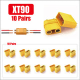 10 Pairs XT30 XT60 XT90 Male Female Bullet Connector Plug for Lipo Battery DF