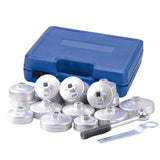 23Pcs Cap Type Oil Filter Wrench Set Automotive Removal Socket Tool Kit