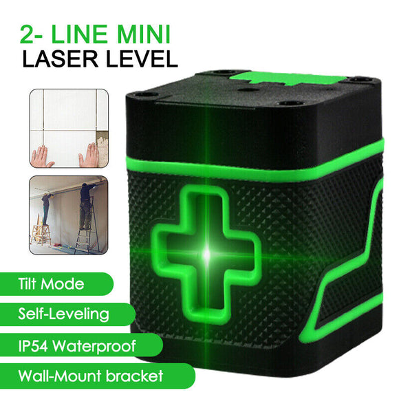 Traderight Laser Level Green Light Auto Self Leveling Waterproof Cross Line Home