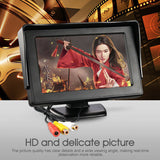 4.3" HD Monitor Reverse Camera Rear View Backup Parking Cam Kit Night Vision