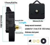 Silent Clock Movement Mechanism Quartz Clock Motor Kit Non-Ticking Clocks DIY