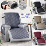 100% Waterproof Recliner Chair Cover with Non Slip Strap Slip Cover for Recliner