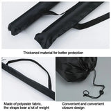Olisicht Baseball Bat Steel 32 in Black with Carry Bag