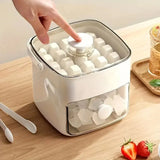 Countertop Ice Maker Machine 48pcs Capacity Food-Grade Double-Layer