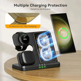 15W Fast Charge 3 In 1 Wireless Charging Station Phone Charging Stand/Dock
