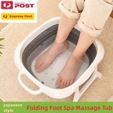 Japanese-Style Folding Massage Point Bucket Foot Bath Tub Bucket