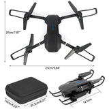 Dual Camera Drone Foldable Stable Flight Remote Control WiFi FPV Drone 4K Adults
