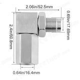 90° Oxygen O2 Sensor Spacer Extender Adapter Bung Extension Catalytic Converter
