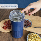 Electric Coffee Grinder Grinding Milling Bean Nut Spice Matte Blender 220V