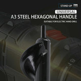 Power Garden Auger Earth Drill Bit Post Planter Digger Outdoor Φ80 x300/600mm