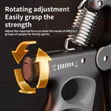 Adjustable Resistance Hand Gripper Mechanical counting Wrist Expander 5-100kg