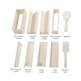 DIY Sushi Maker Making Kit Rice Roller Mold Beginners Homemade Kitchen Tool Set
