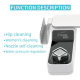 Foldable Dual Nozzle Seat Bidet Attachment for Enhanced Cleaning Unisex
