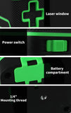 Traderight Laser Level Green Light Auto Self Leveling Waterproof Cross Line Home