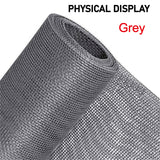 Fiberglass Insect Fly Screen - Easy Installation, 5m x 1m Roll in Black & Grey