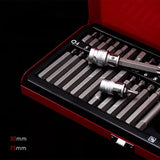 40-Piece Combination Hex Torx and Spline Socket Bits Set Metal Storage Box Set