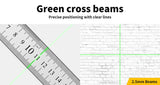 Traderight Laser Level Green Light Auto Self Leveling Waterproof Cross Line Home