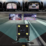 Reverse Camera Night Reversing Camera Rear View Mirror Kit Waterproof HD Monitor