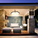 136 LED Solar Light Indoor Outdoor Hanging Pendant Garden Yard Tent Shed Lamp