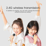 Karaoke speaker with Wireless Microphones for Adults/Kids Bluetooth Speaker