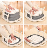 Japanese-Style Folding Massage Point Bucket Foot Bath Tub Bucket