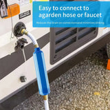 1/2x RV Inline Hose Water Filter with Hose Protector, Reduces Chlorine,Bad Taste
