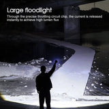 50000000 LED Torch Zoom Light Super Bright Hunting Flashlight USB Rechargeable